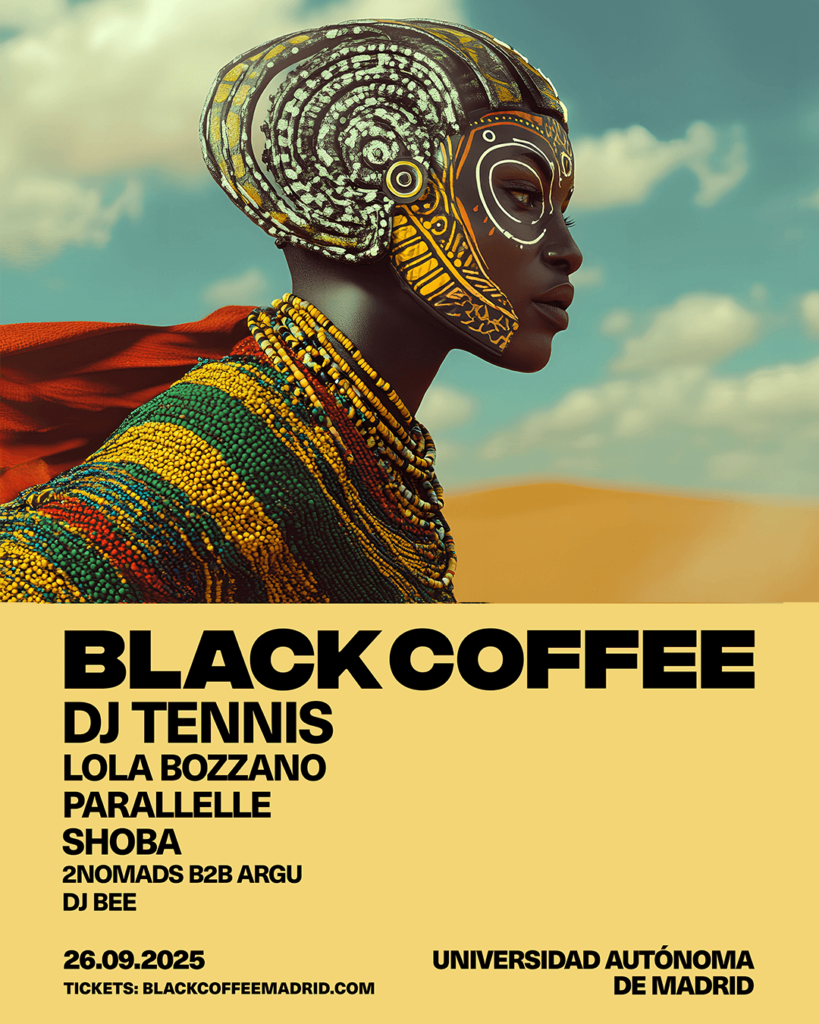 Black Cofee Madrid 2025 - Cartel