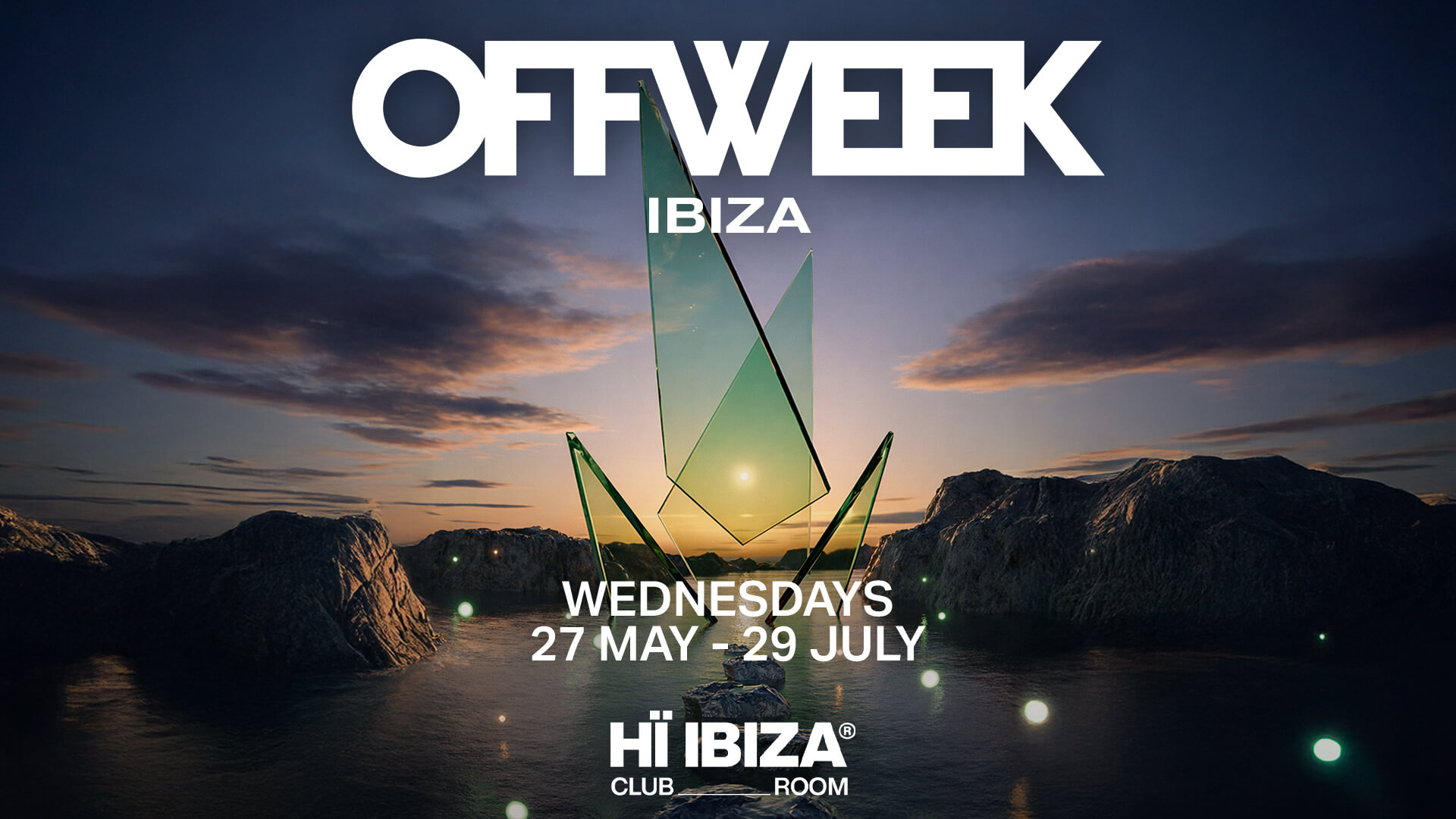 Hï Ibiza 2026 - OFFWEEK (Cartel promocional)