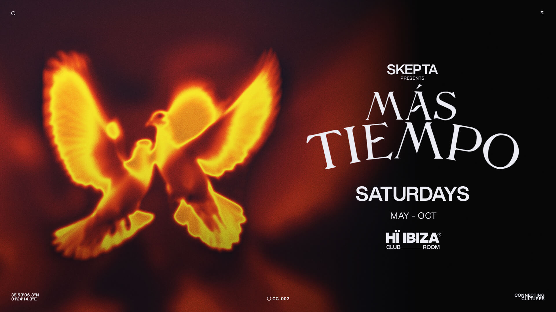 Hï Ibiza 2026 - Skepta presents MÁS TIEMPO (Cartel promocional)