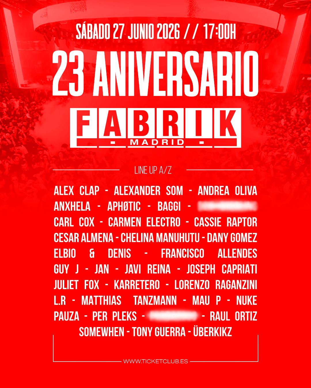 FABRIK 2026 - 23 Aniversario (Cartel)