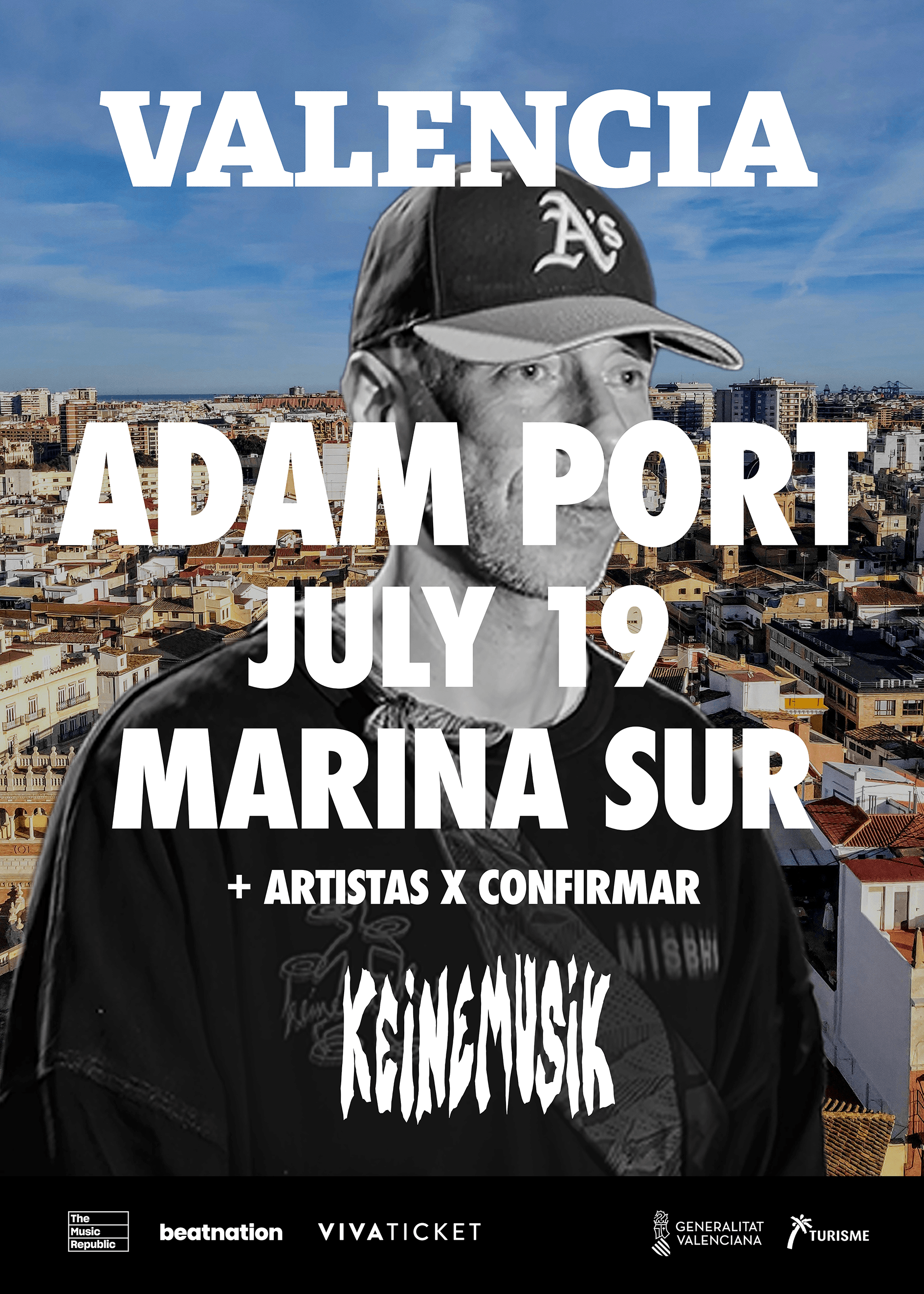 Adam Port en La Marina Valencia 2026 (Imagen promocional)