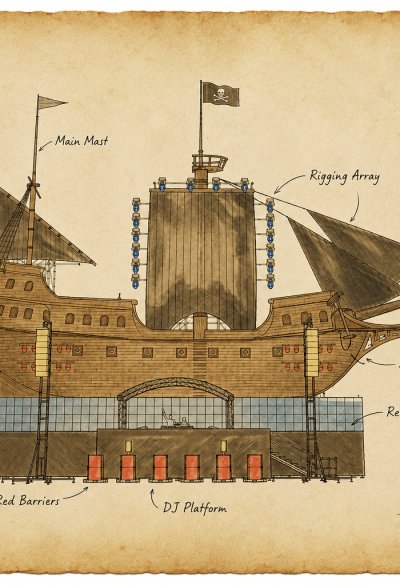 Medusa Festival 2026: Un galeón pirata de 7 pisos será su nuevo escenario