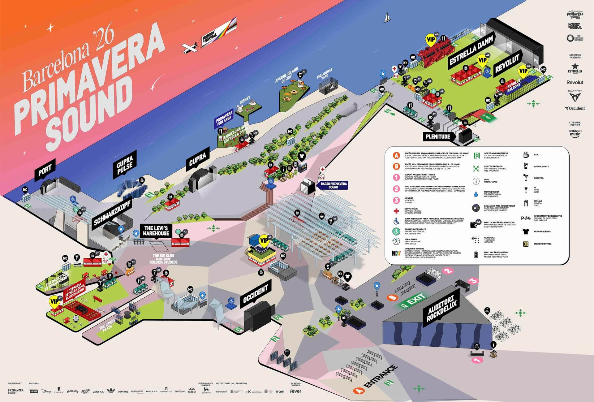 Primavera Sound 2026 (Mapa del recinto) Primavera Sound 2026 (Mapa del recinto)