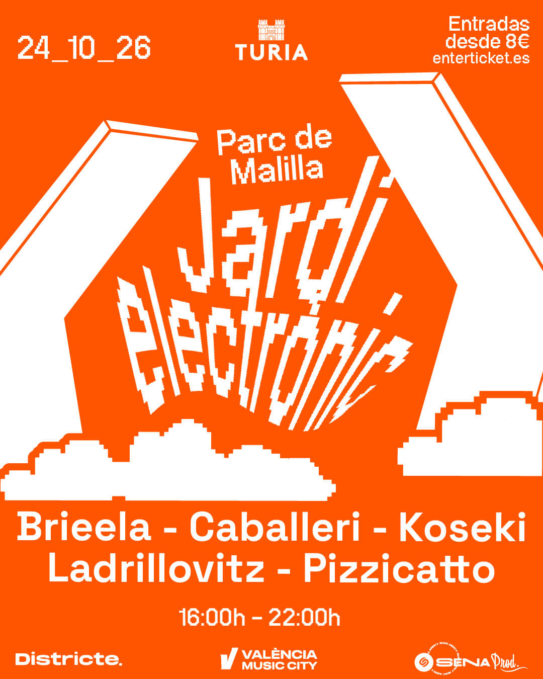 JardiElectronic Valencia 2026 - Cartel oficial Parc de Malilla